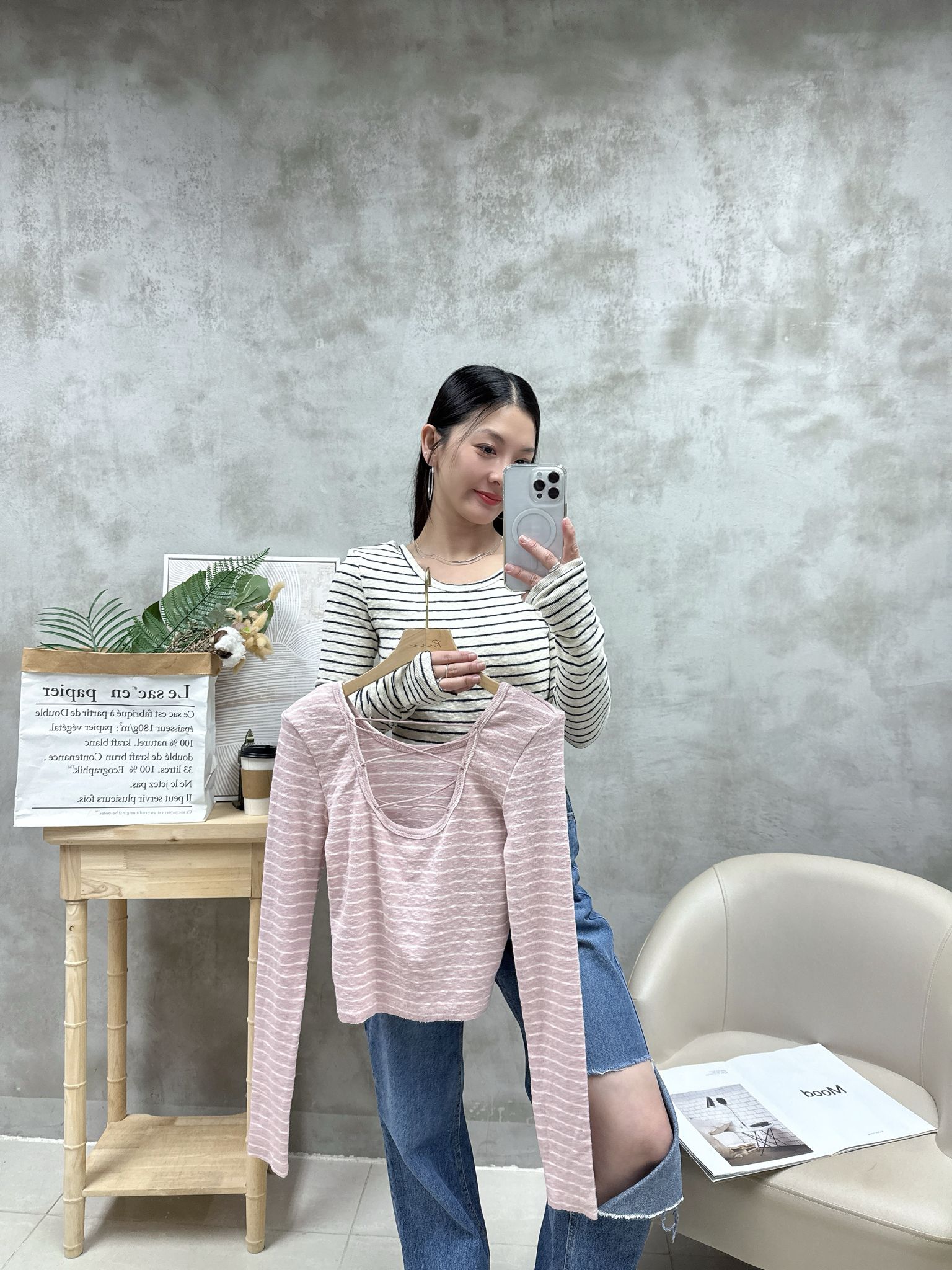 B06 交叉背橫間Top