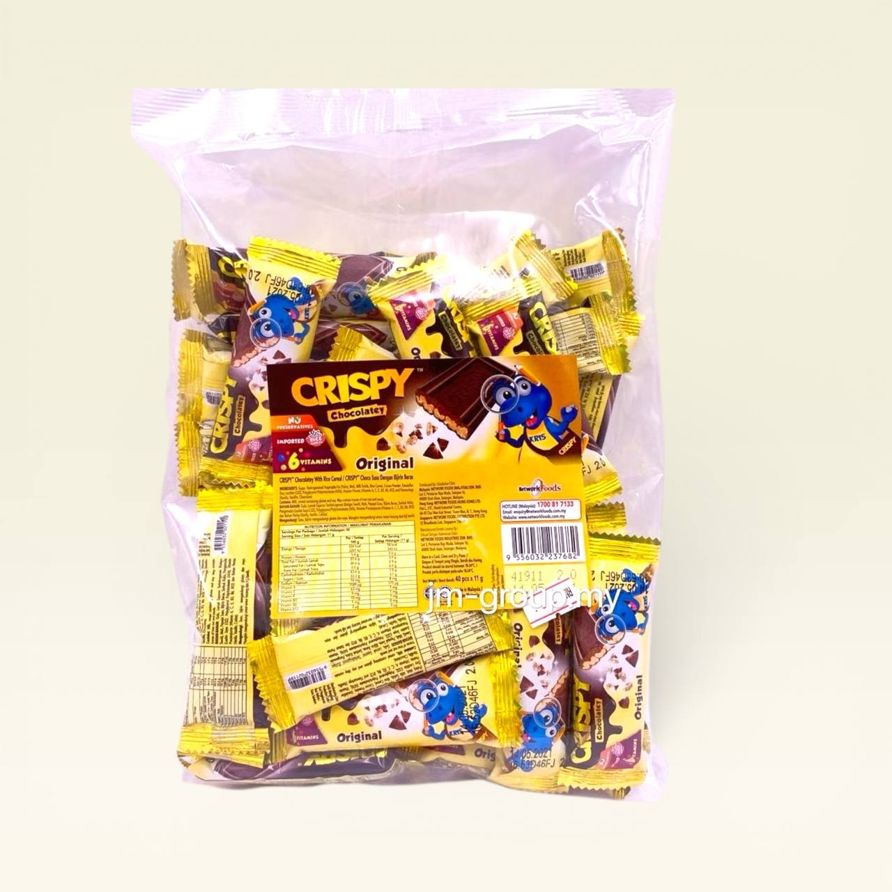 10/20/40 pcs Crispy Chocolate Original