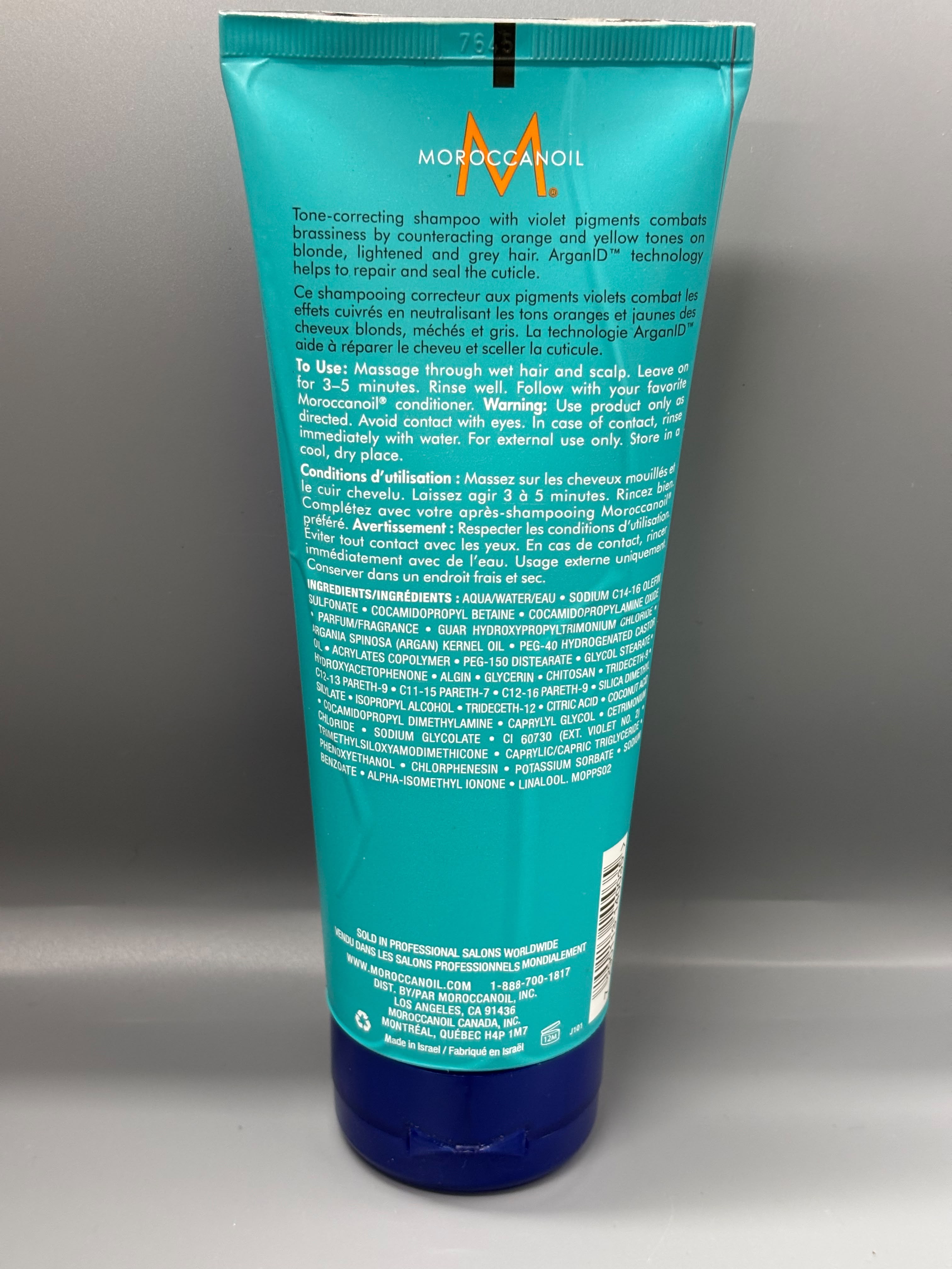 Moroccanoil 去黃紫色洗髮水（Blonde Perfecting Purple Shampoo）200ml