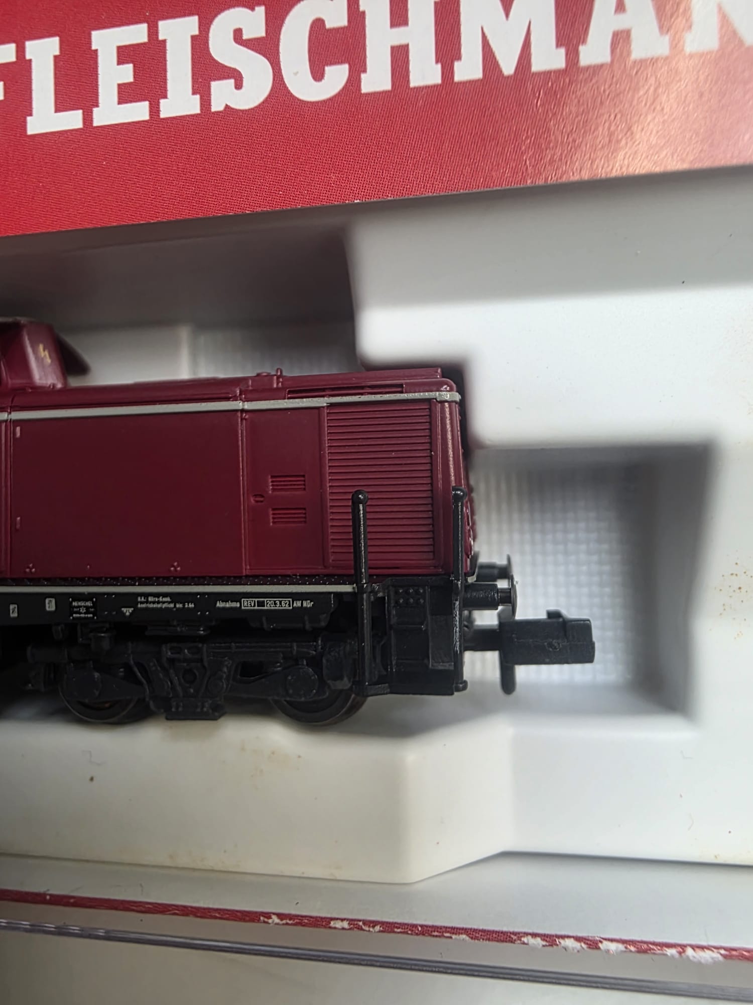 🚂 絕版經典！FLEISCHMANN 723006 V100 N規機車