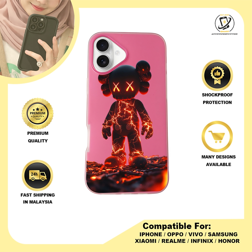 JELLY CASE PHONE FOR IPHONE - DESIGN KAWS B