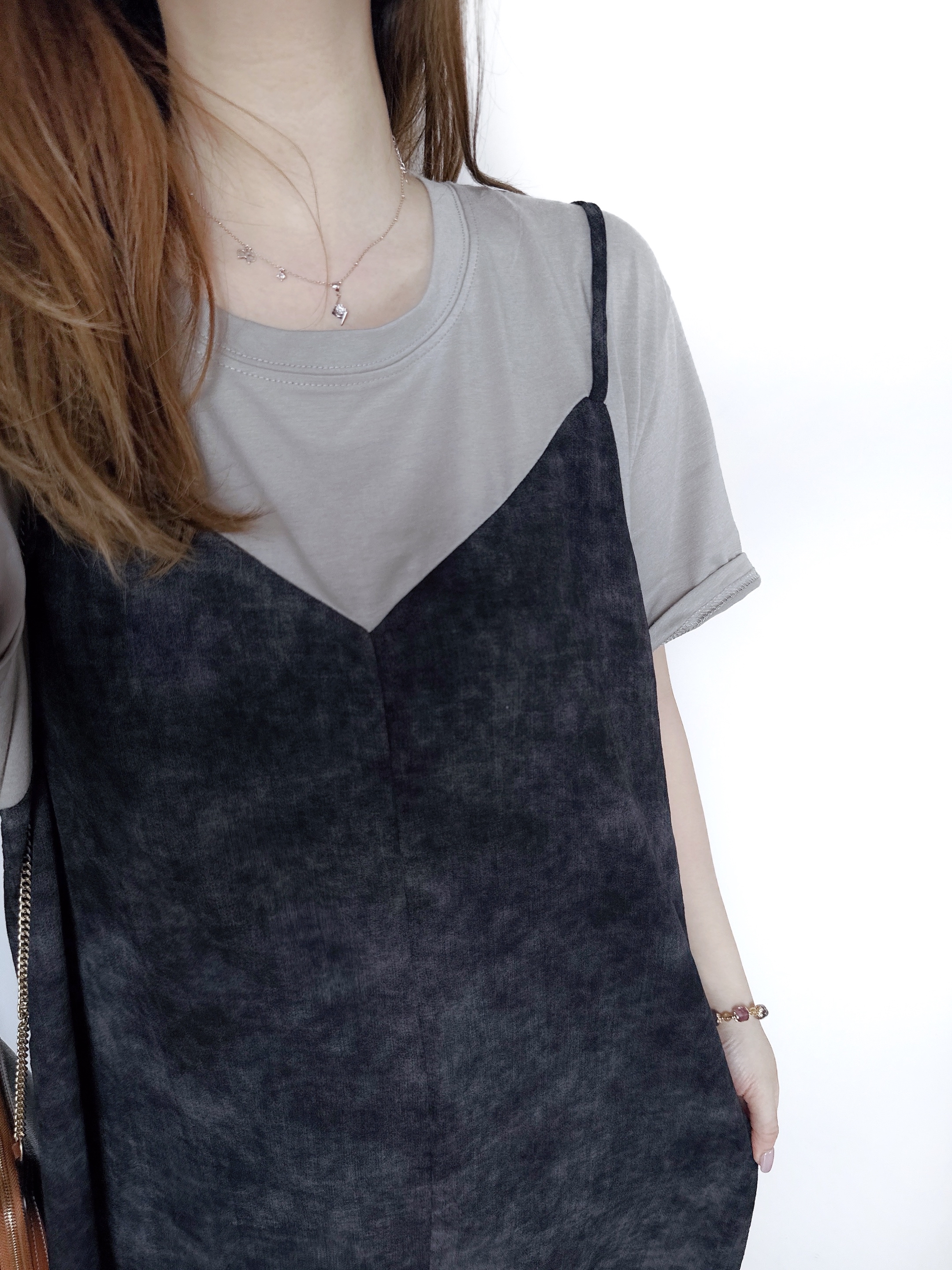 假兩件雲石吊帶Ops