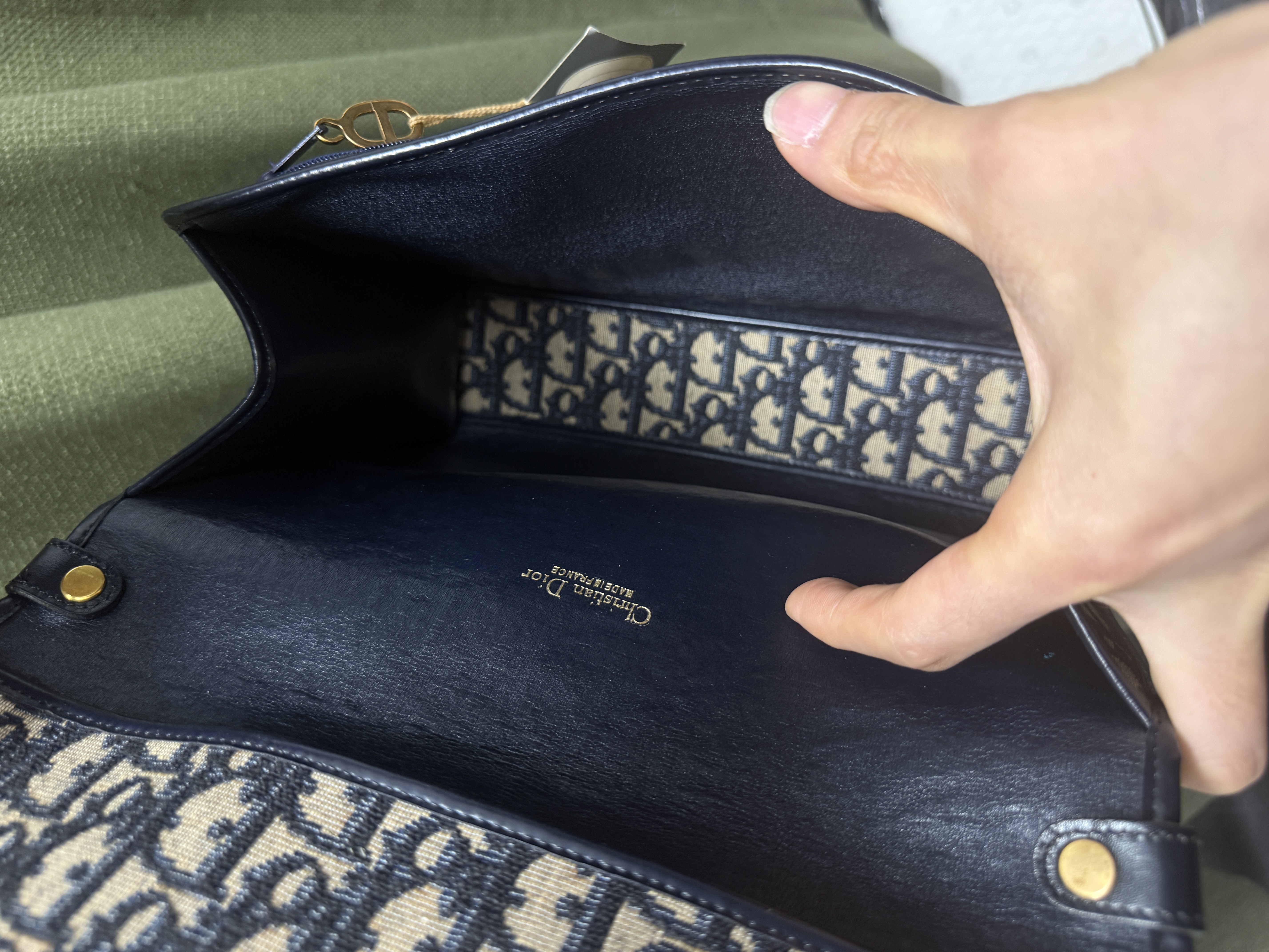 Dior Trotter Vintage Shoulder Bag