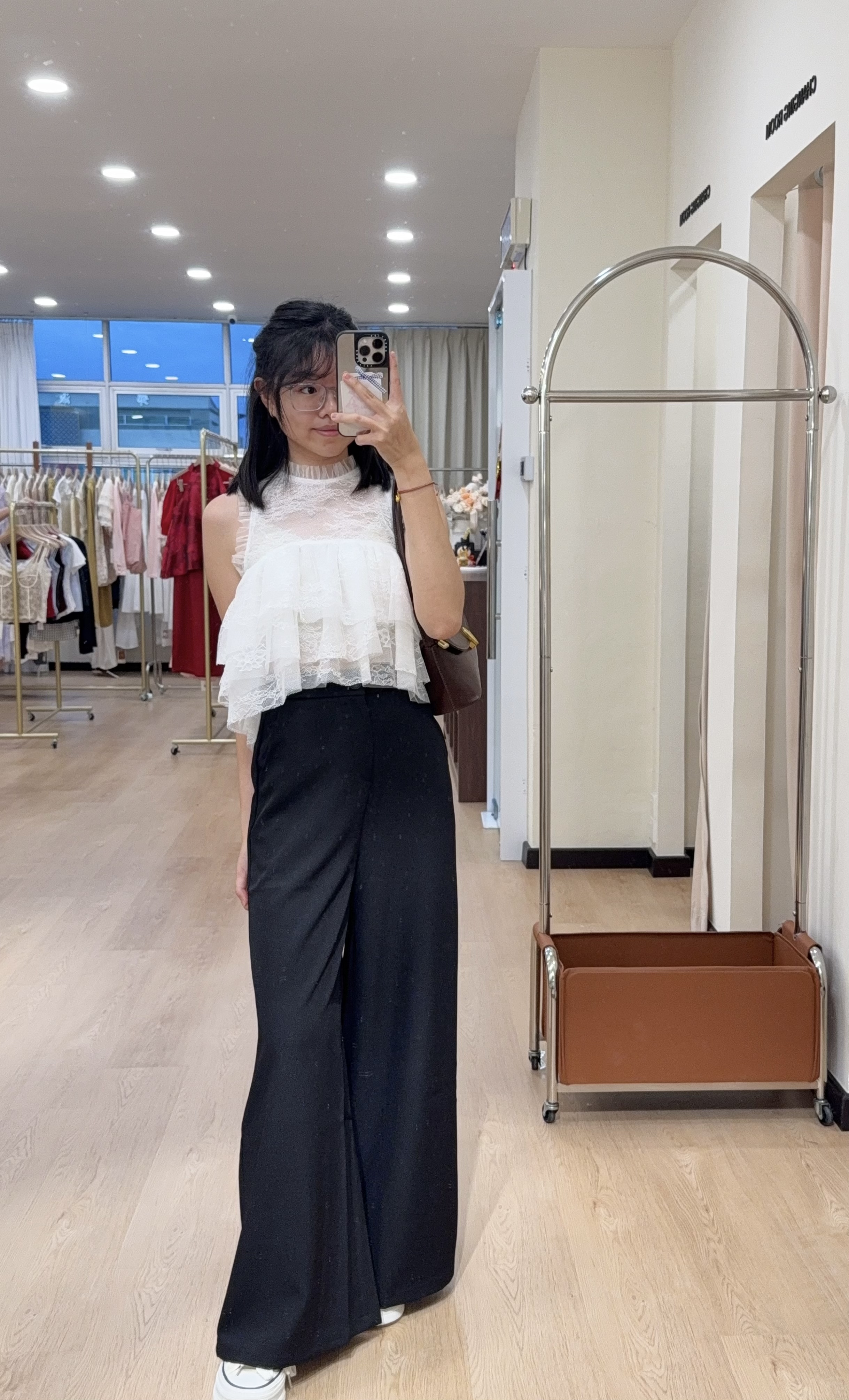 449无袖蕾丝上衣