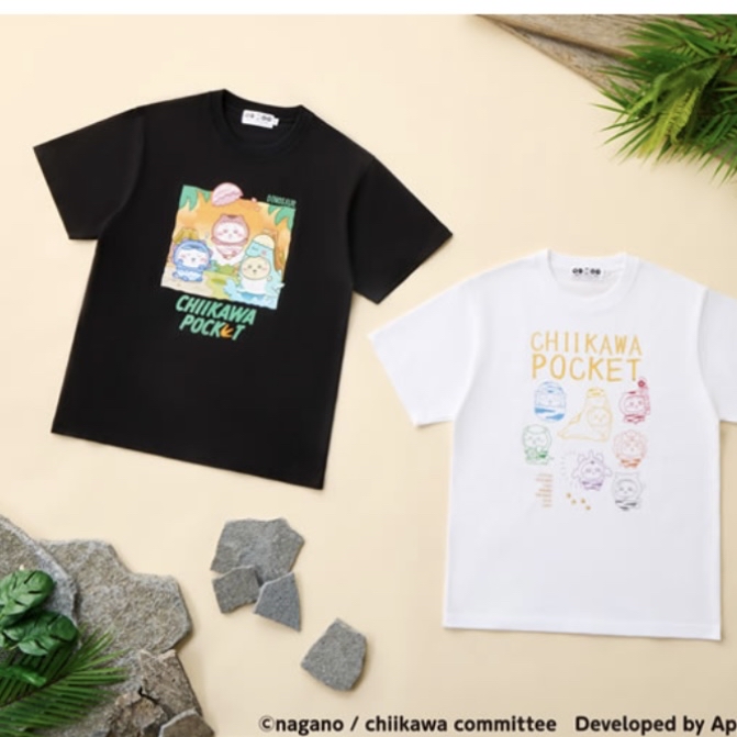 Chiikawa pocket tee｜預訂