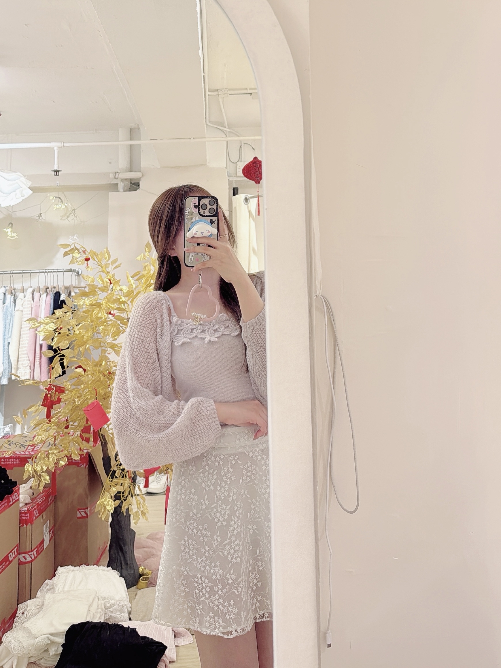 Delicate Fleur Vest and Cardigan