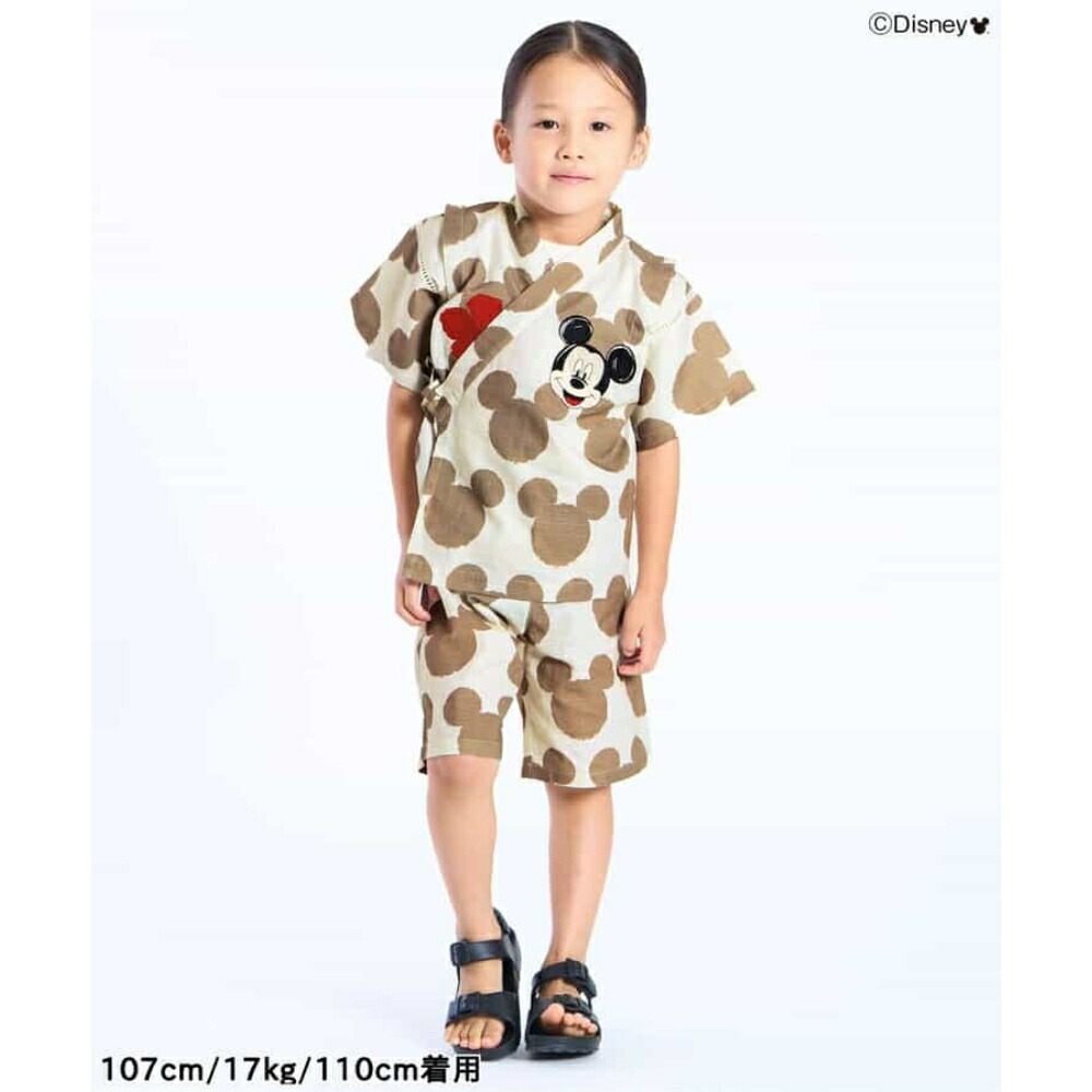 【⭐訂購⭐】🇯🇵日本直送🌀#Disney #Mickey 刺繡圖案甚平套裝［2款選］🌀 [PLCA-0041] [260402]
