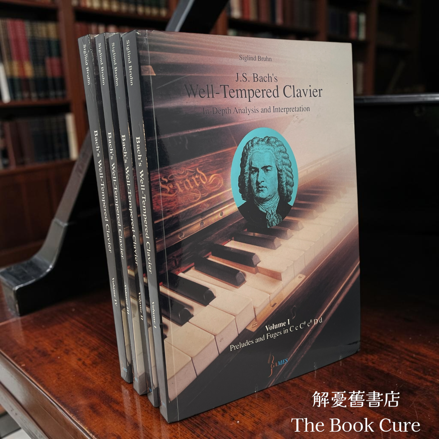 J.S.Bach's Well-Tempered Clavier Volume: In Depth Analysis and Interpretation  I ~ IV  / Siglind Bruhn