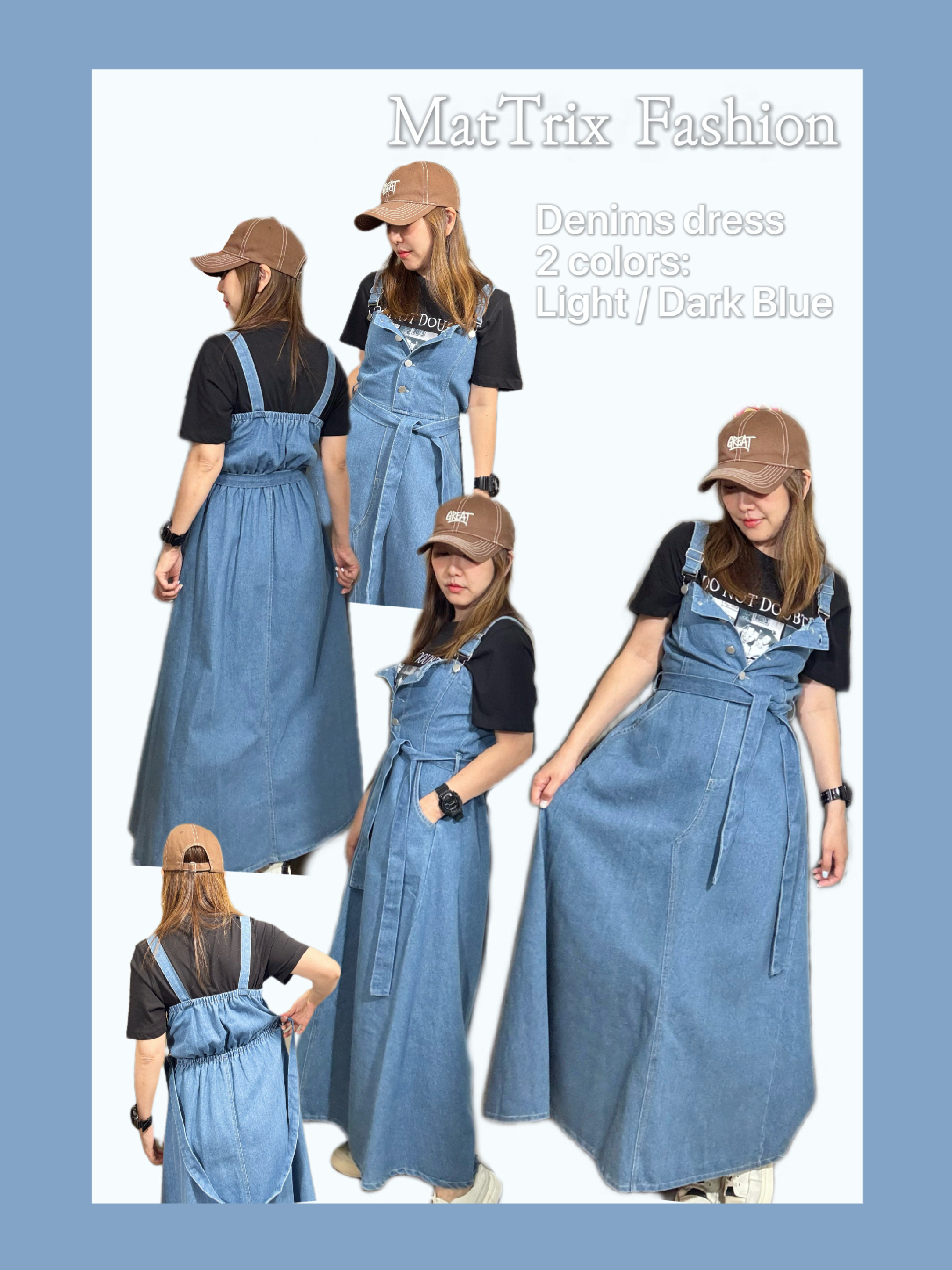 DR1071 工人牛仔裙ops  原價$339