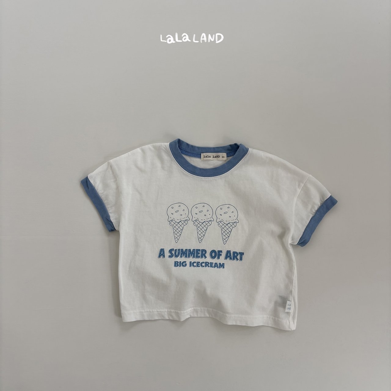 Lalaland | Ice cream T(Blue M95-105)