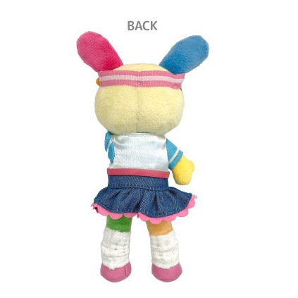 現貨｜Sanrio Usahana 彩耳兔 長腿 日版 毛公仔 吊飾 掛件 連心形扣 (US55-01)