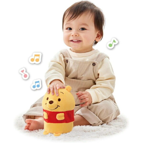 🆕【⭐訂購⭐】日本直送 🇯🇵 🌀#TakaraTomy #Pooh 益智發聲毛公仔玩具🌀[ELID-0139][261019]