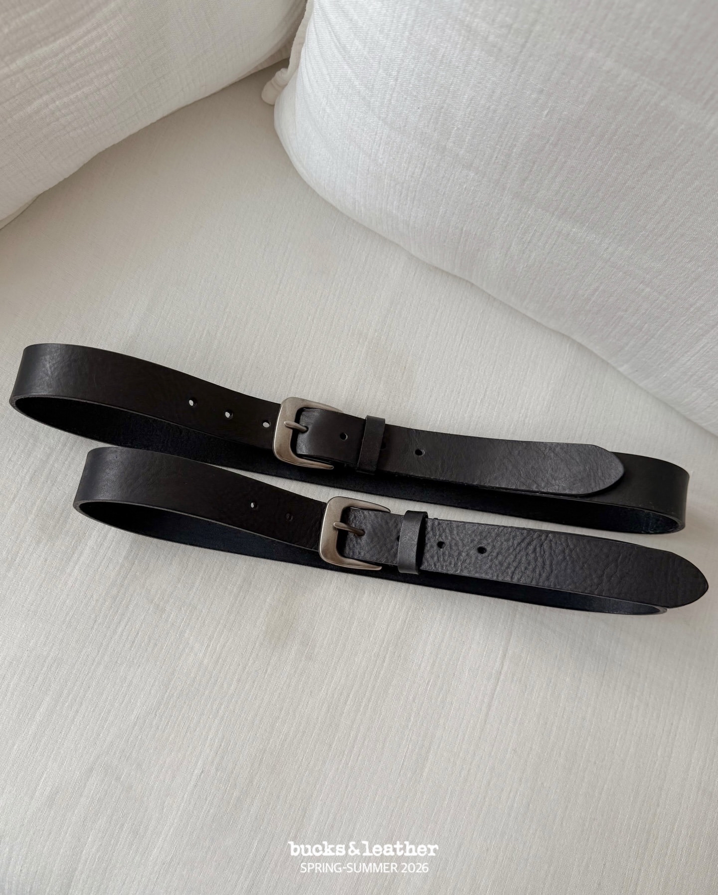 預訂_30mm Vintage Belt By Bucks & leather