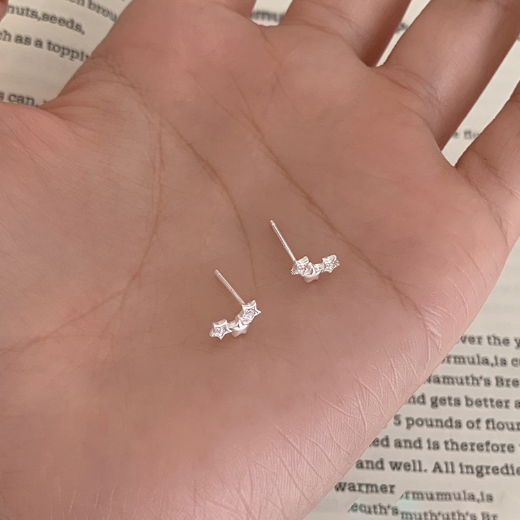 微笑星星耳钉