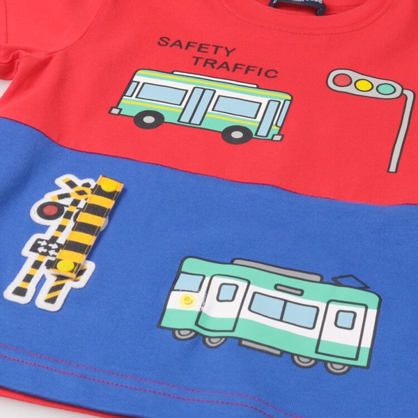 🆕【⭐訂購⭐】🌀 🇯🇵 日本直送 公車火車 移動鐵路閘口 撞色 短袖T恤［2款選］🌀 [ELCA-0267][260428]