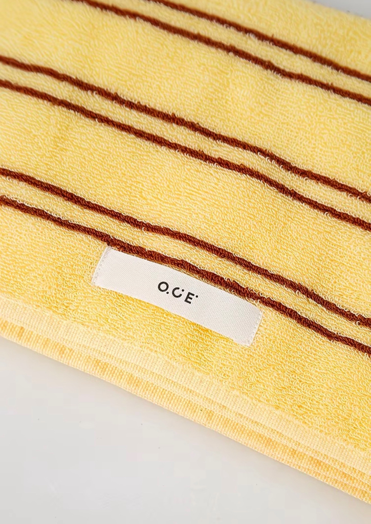 Soft pro Silk Softspun Double Stripe Bath Towel