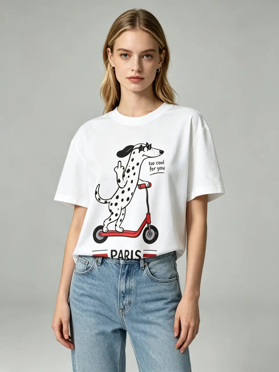 ［訂購］M003 Cool Dalmatian Scooter Tee