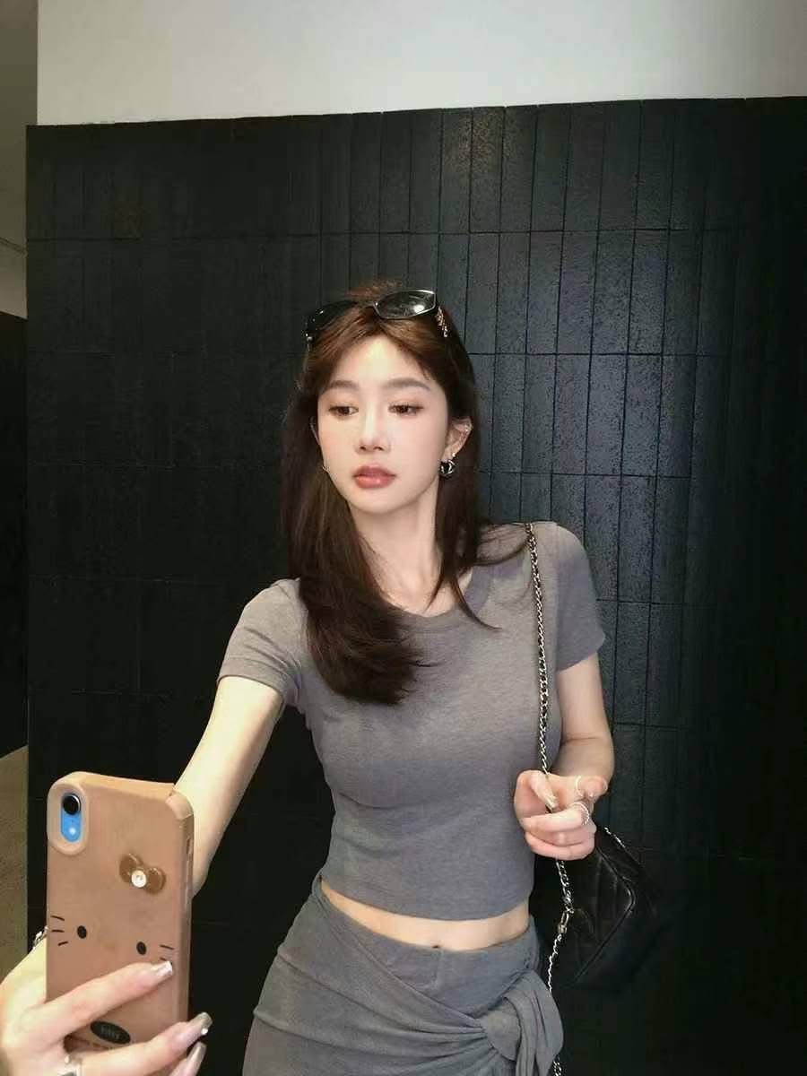 4375 Relaxed Tie Waist Set"松弛感系带两件套"