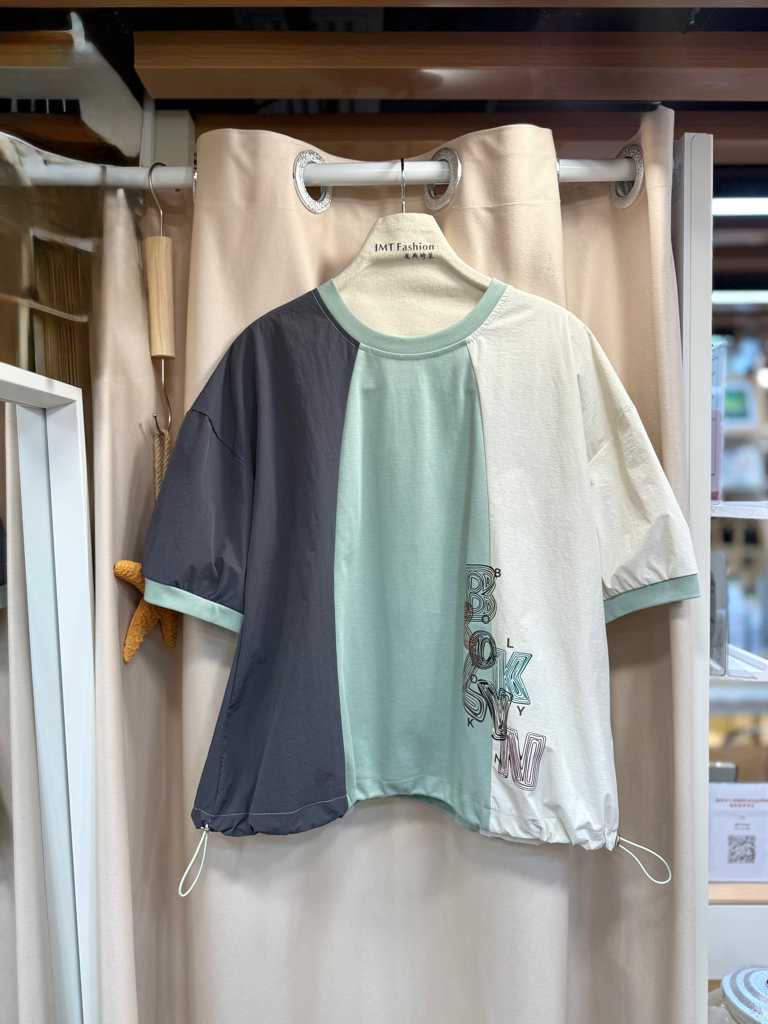 三色拼布Top M651 417128259