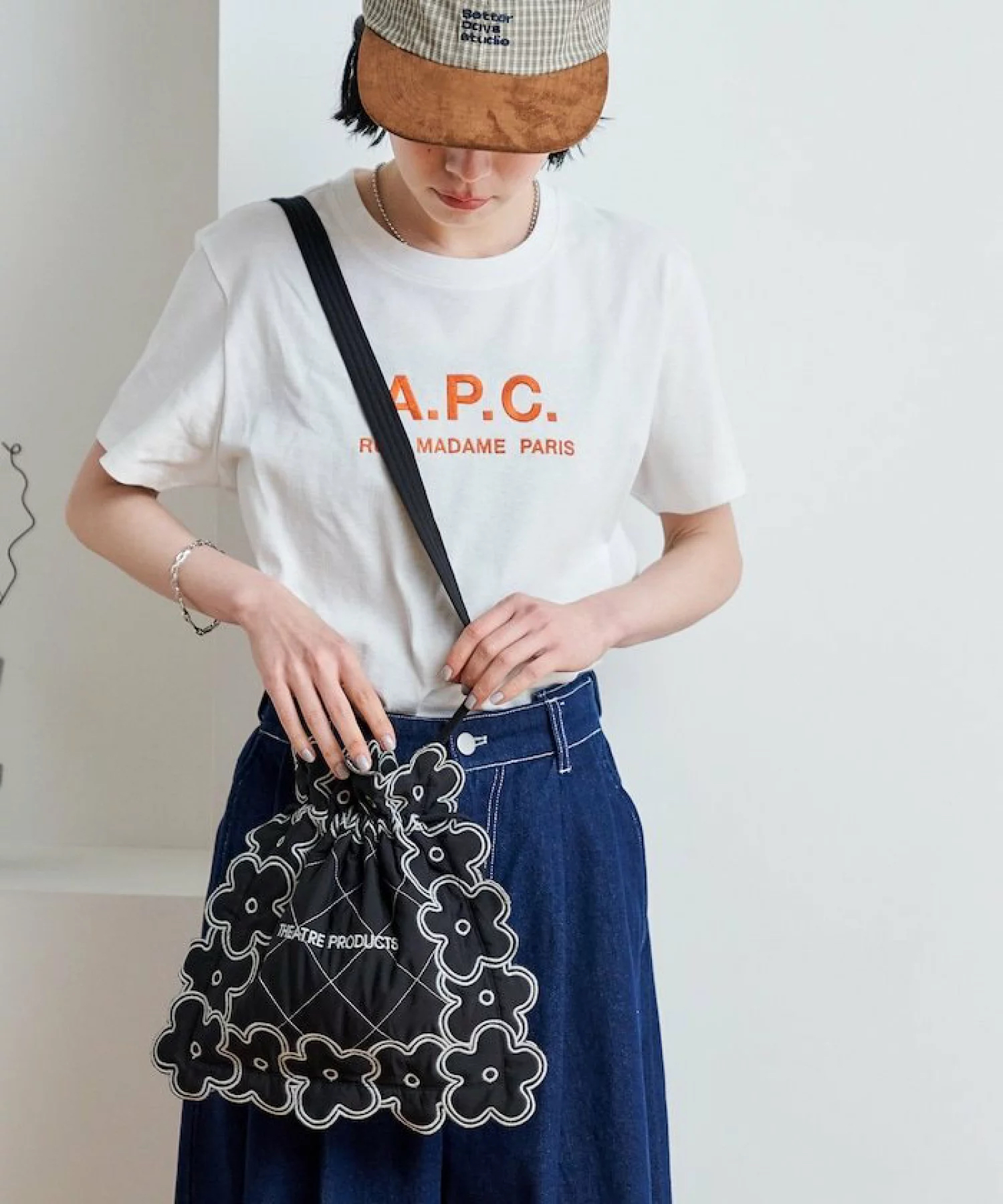 日本預訂📍日本限定THEATRE PRODUCTS花花邊圖案Tote Bag 不包郵 2026年4月上旬出貨