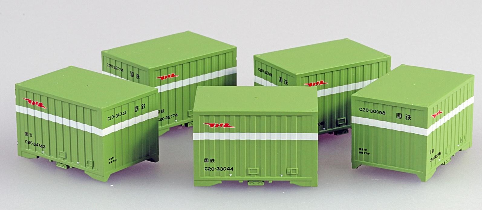 TOMIX 3310 国鉄 C20形コンテナ（5個入）N-scale 集裝箱