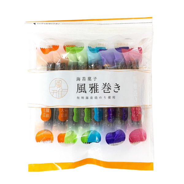 🆕【⭐訂購⭐】🌀 🇯🇵 日本直送 #日本製 風雅卷 海苔菓子（5種口味）（12入）🌀 [ELID-0182] 