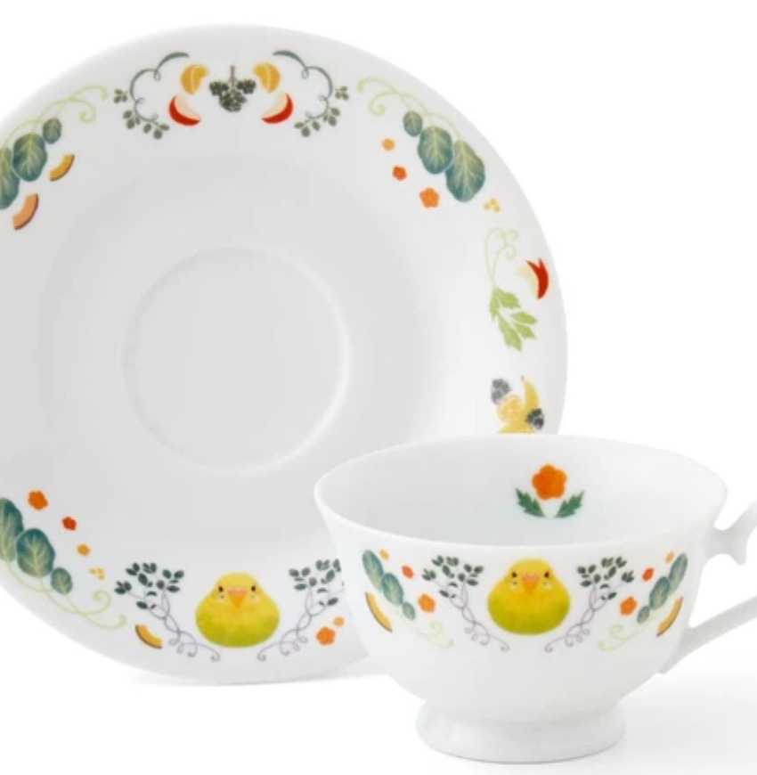 Felissmo 小鳥部杯碟套裝 668139-4