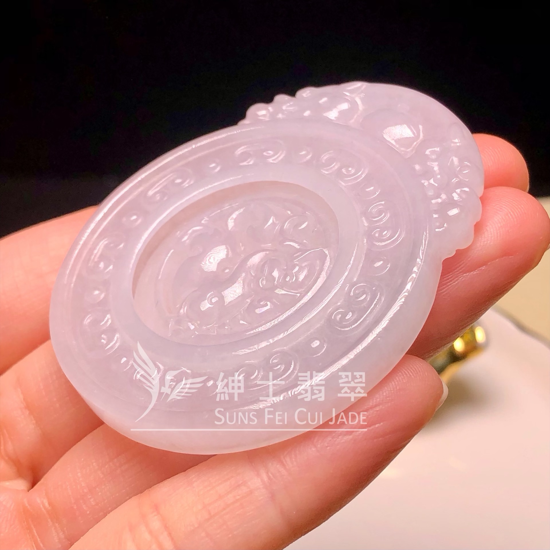 YK00171 仿古玉雕牌