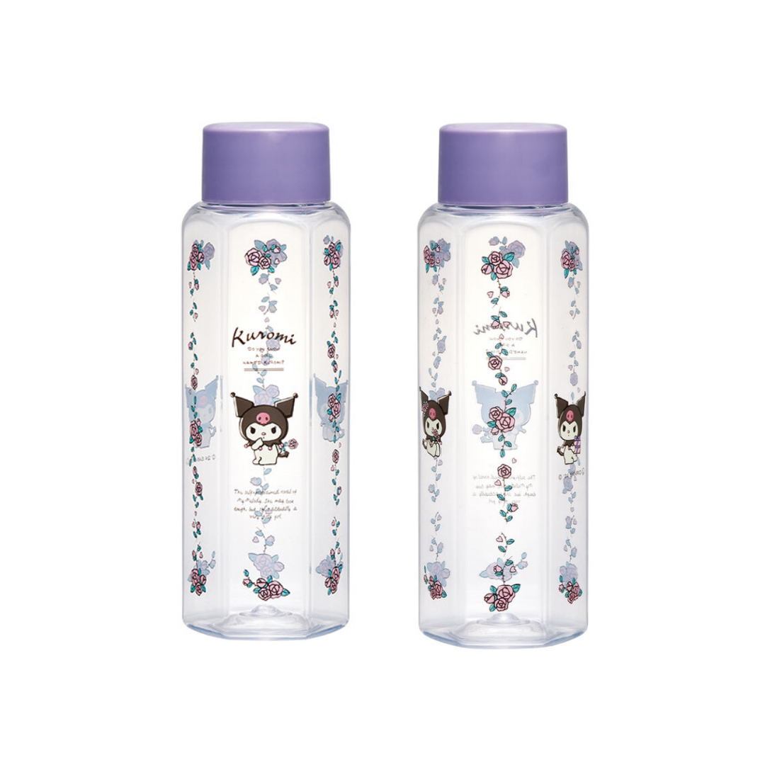Sanrio - Kuromi 日本 Skater 六角形直飲水樽連過濾隔 (350ml) 