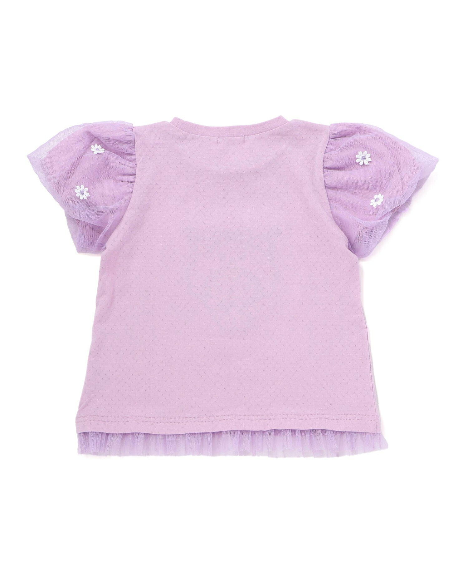 🇯🇵預訂 日本直送🇯🇵Slap Slip x Swimmer x Sanrio系列三色人物刺繡貼花薄紗泡泡袖上衣