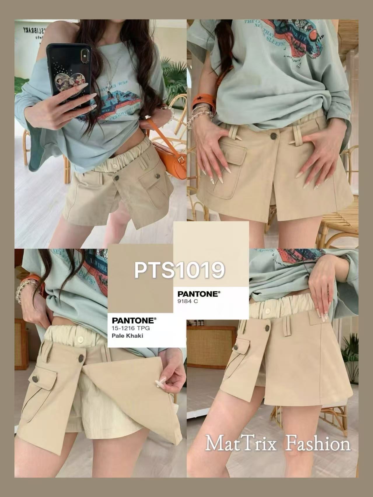 PTS1019 2件裙褲set 原價$259