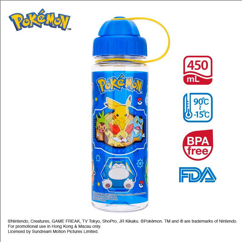 Pokémon 450ml BPA Free 膠水樽 (2開口設計)（PKM-5961-1）