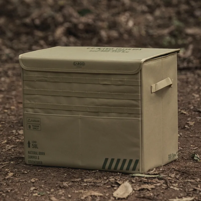 CARGO Container Twin Trash Box 軍事風格收納箱