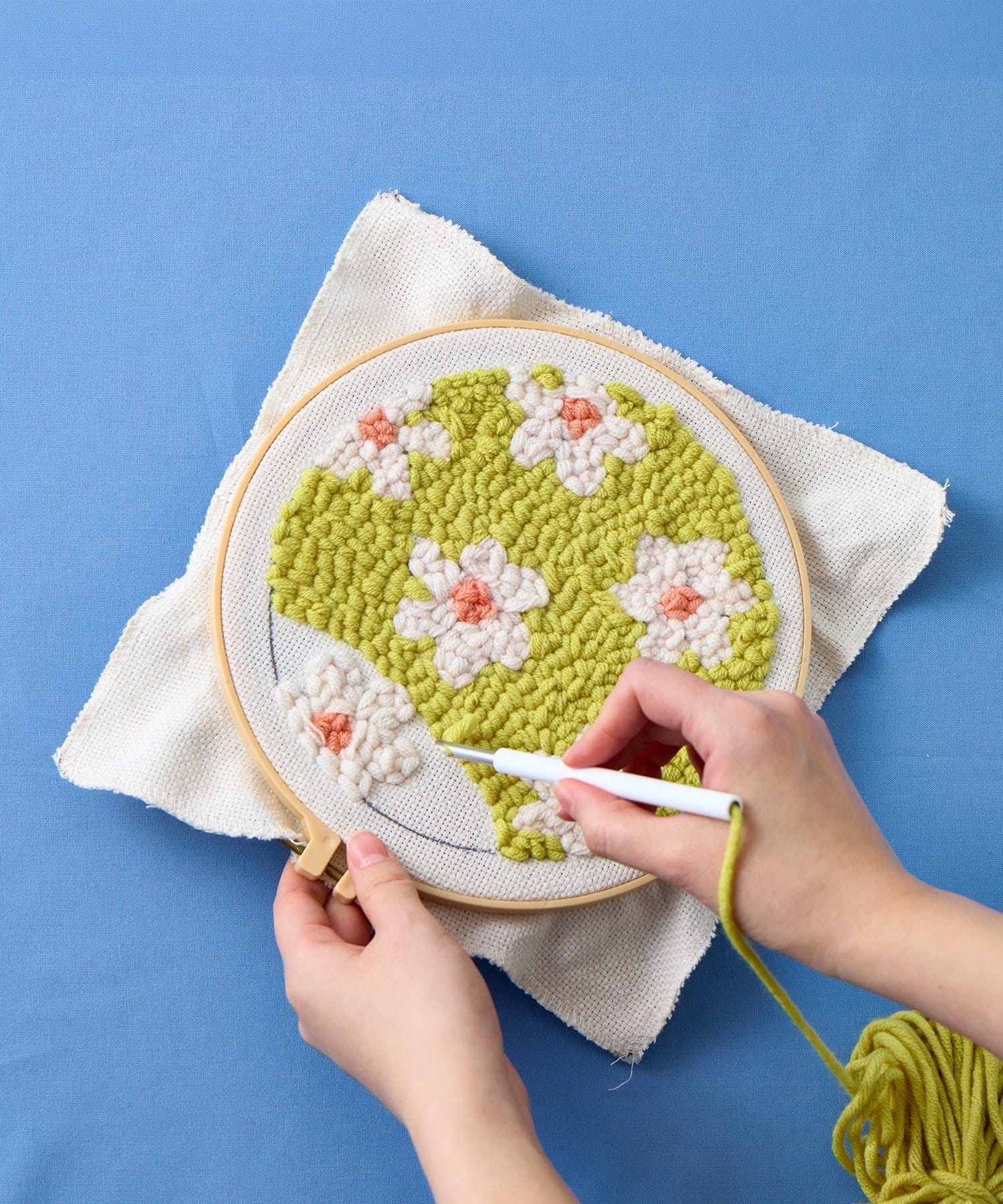 日本3Coins 小朋友玩具 - PUNCH NEEDLE SET