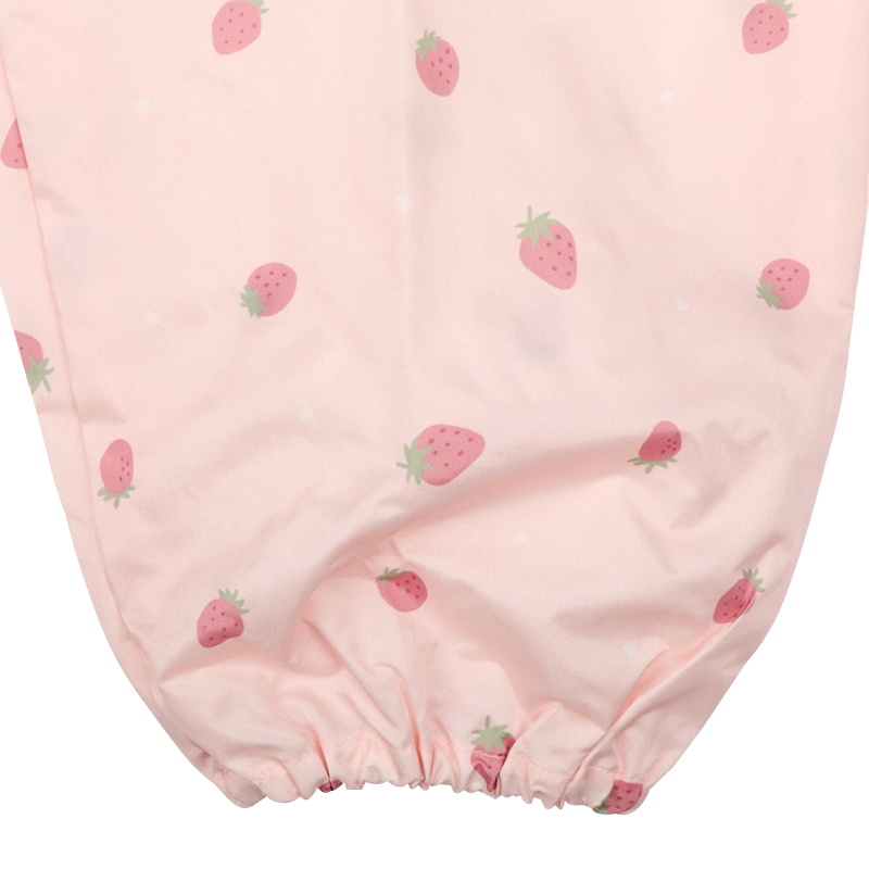 🇯🇵預訂 日本直送🇯🇵草莓滿印長袖沙灘服Messy Play遊戲衣