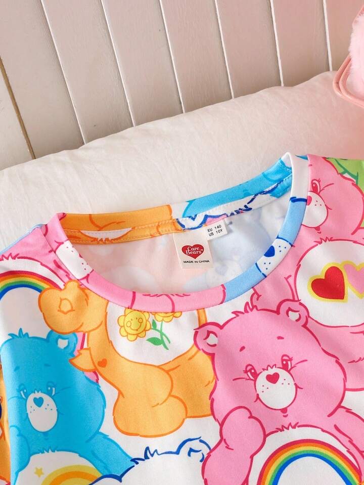 🌈🐻可愛熊印花長袖上衣