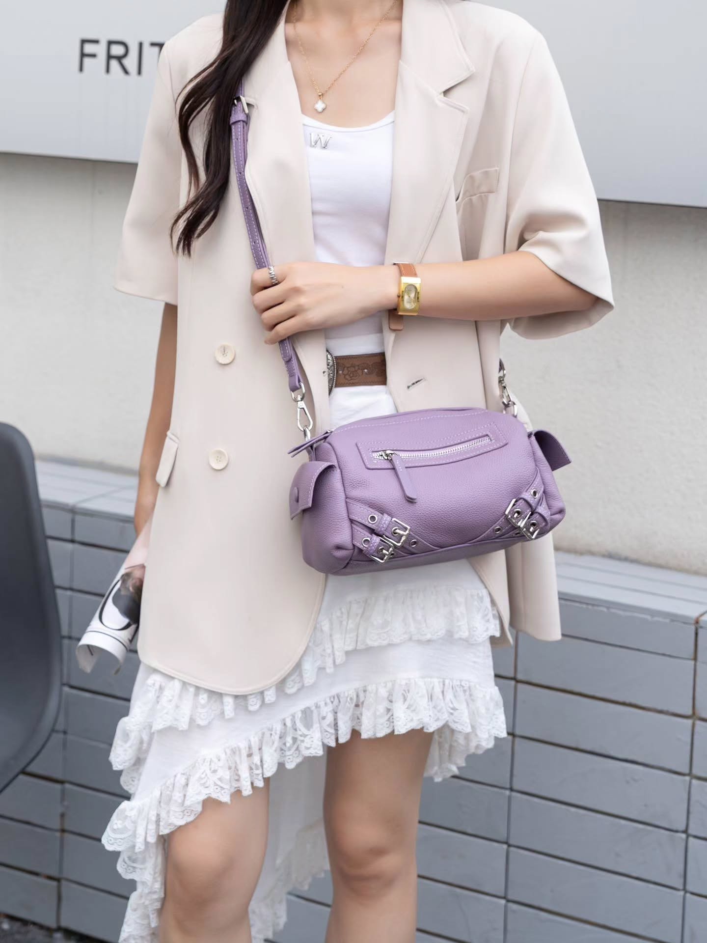 99-33# 酷酷的机车包 TOGO头层牛皮🇨🇳