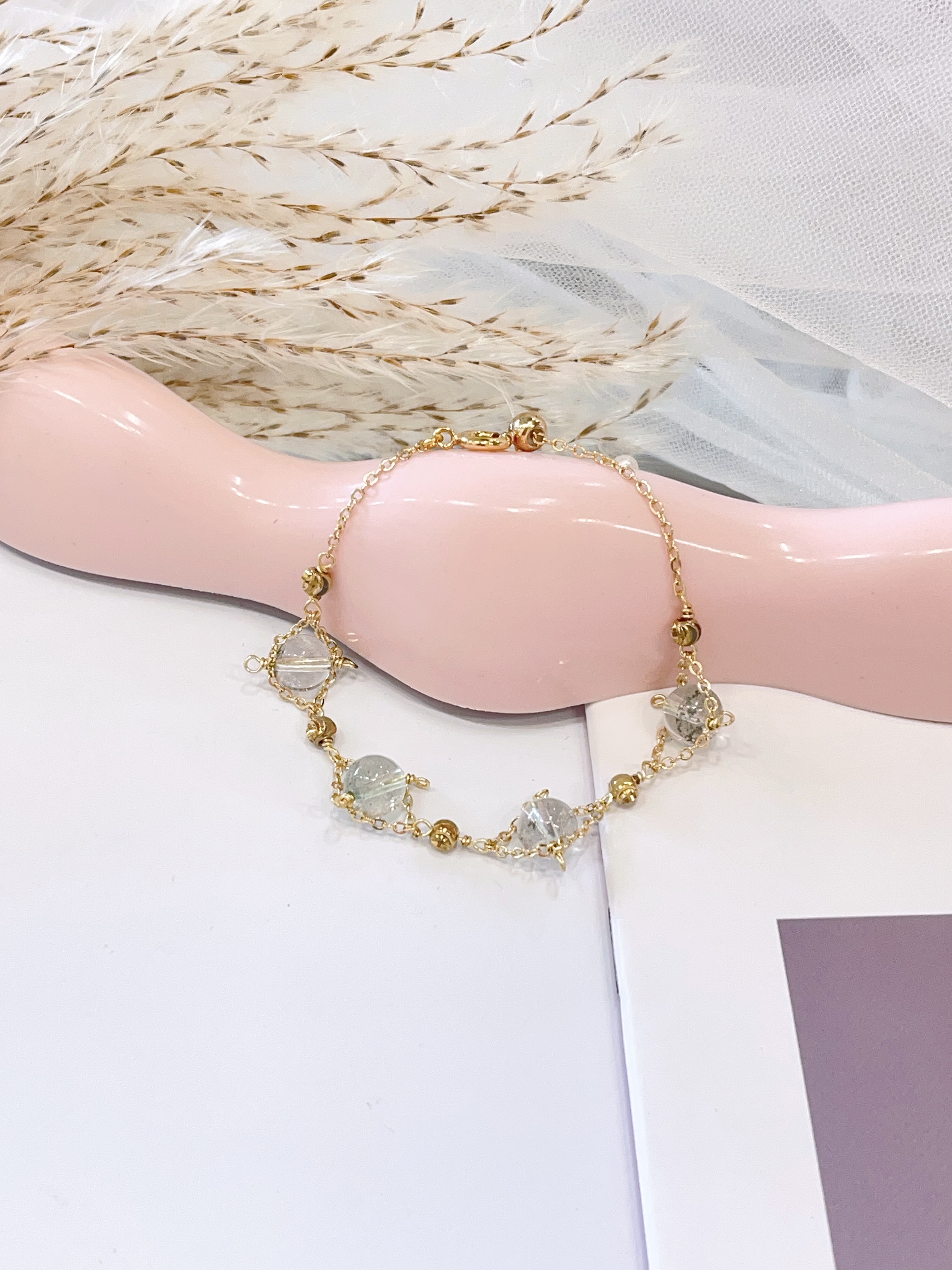 💚✨ 绿幽灵手串 Green Phantom Quartz Bracelet | 7mm