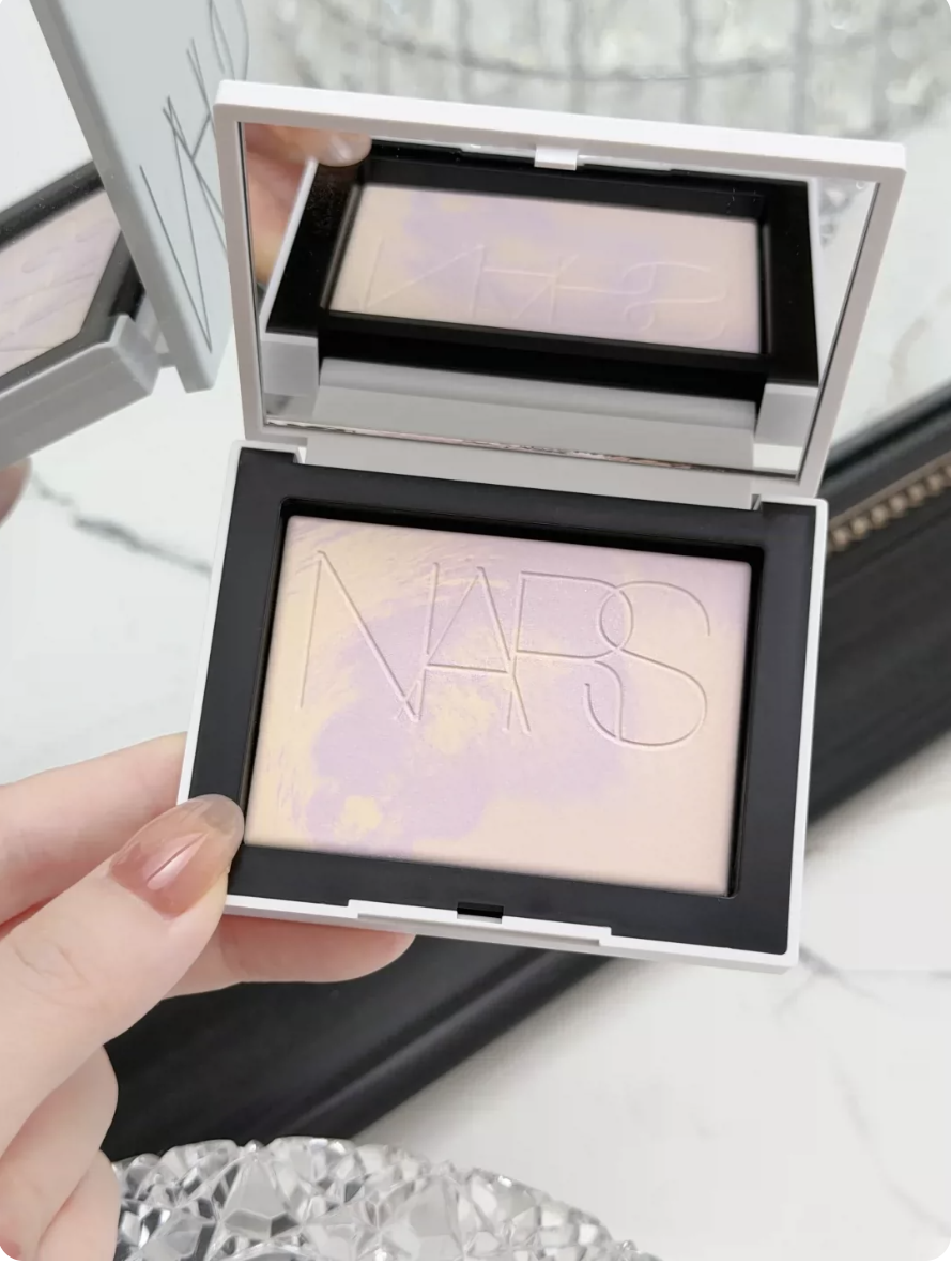 新品❤️‍🔥 26夏季限定！NARS 納斯光反射棱鏡蜜粉餅星河大白餅 定妝控油