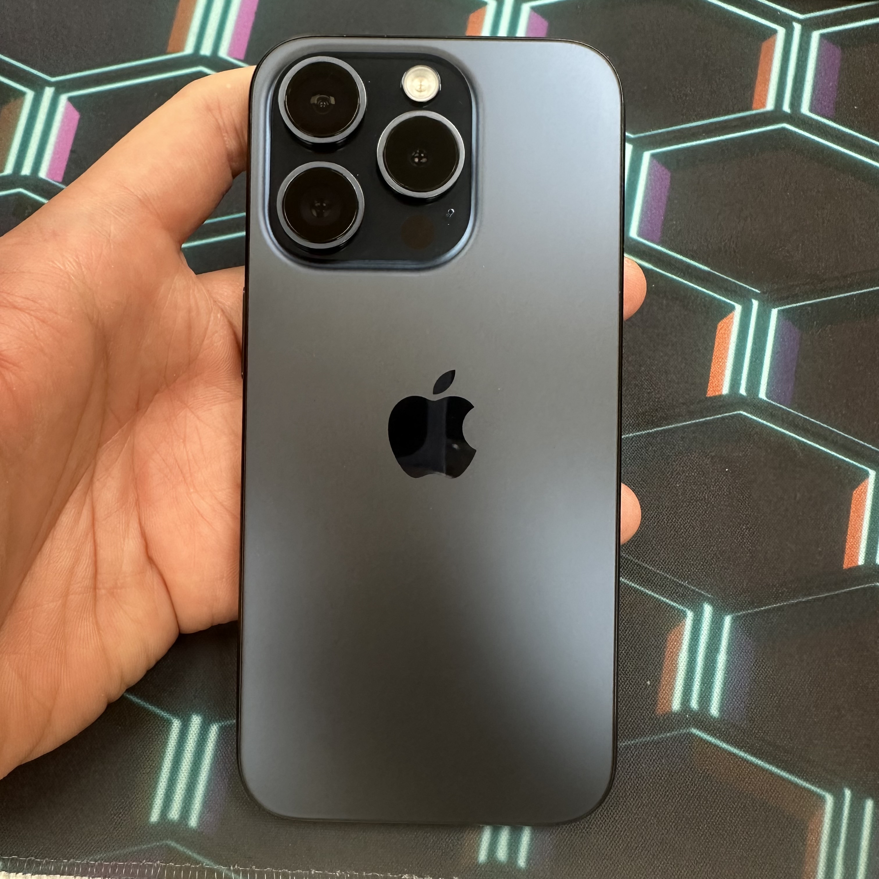 *6173 iPhone 15 Pro 完美機 電100 藍色 Blue