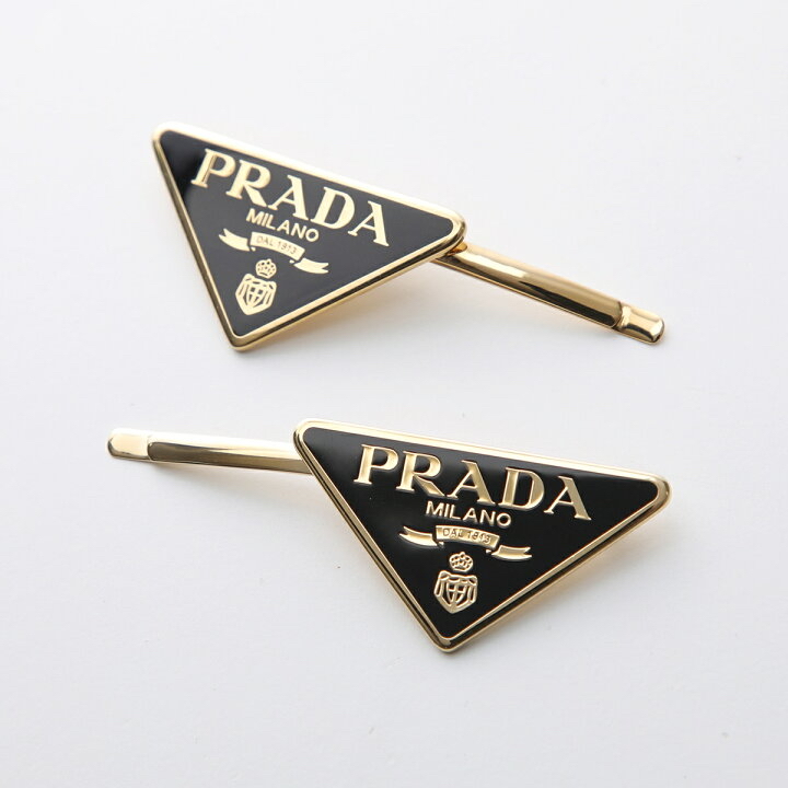 限時優惠✨只限黑金  訂貨🍒Prada 髮夾 一對