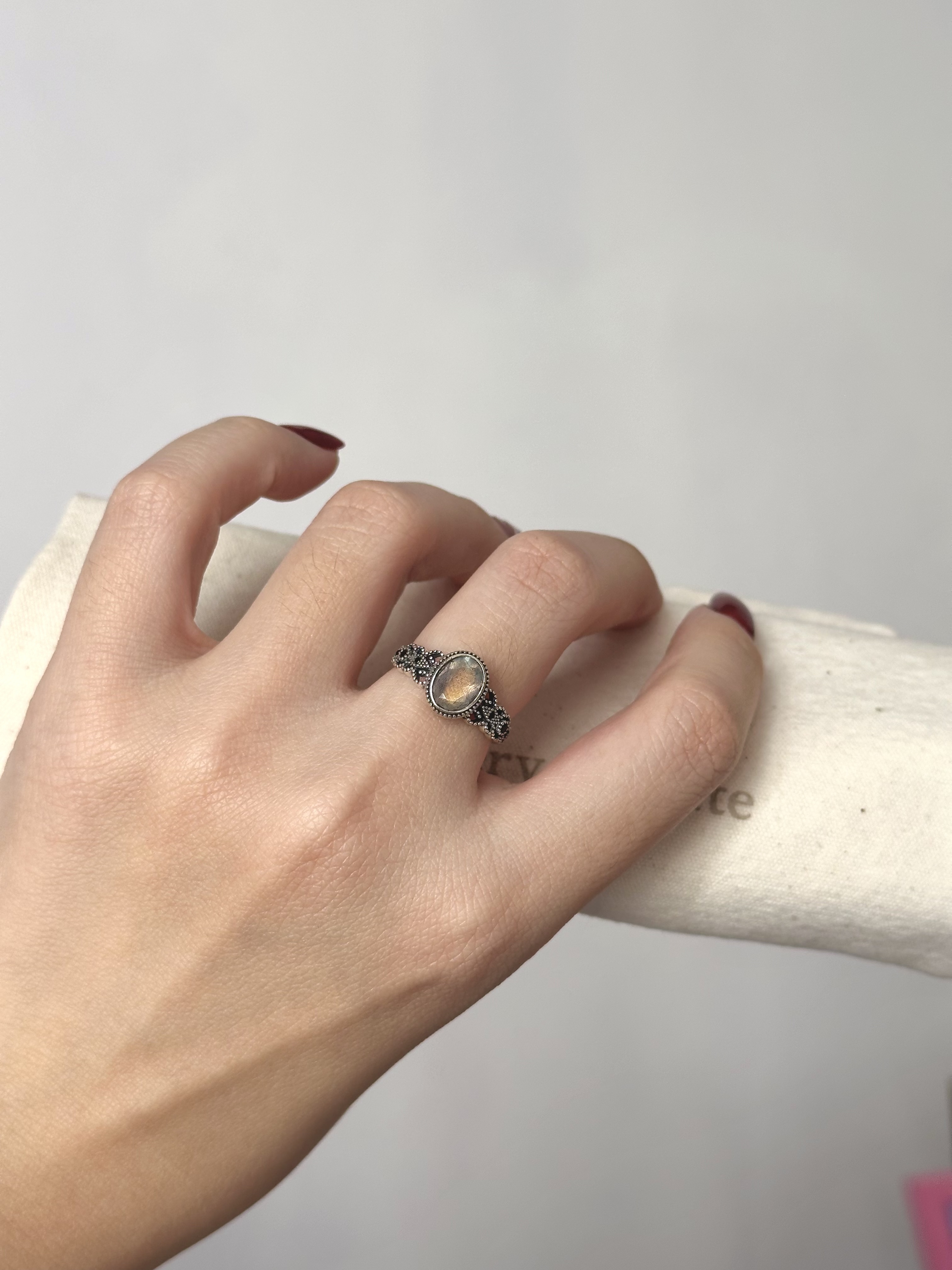 Labradorite Ring 拉长石戒指 S925