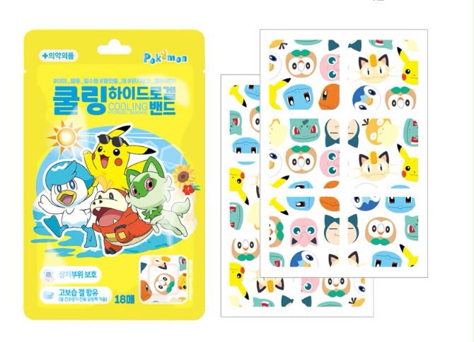 韓國直送🇰🇷  Pokemon止癢貼 (1盒18貼)