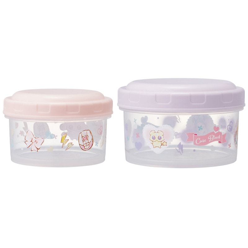 光之美少女 PreCure 圓型食物盒2個套裝 日本製 #P-PCG1059 [Skater] (PRE-ORDER) [2026/06]