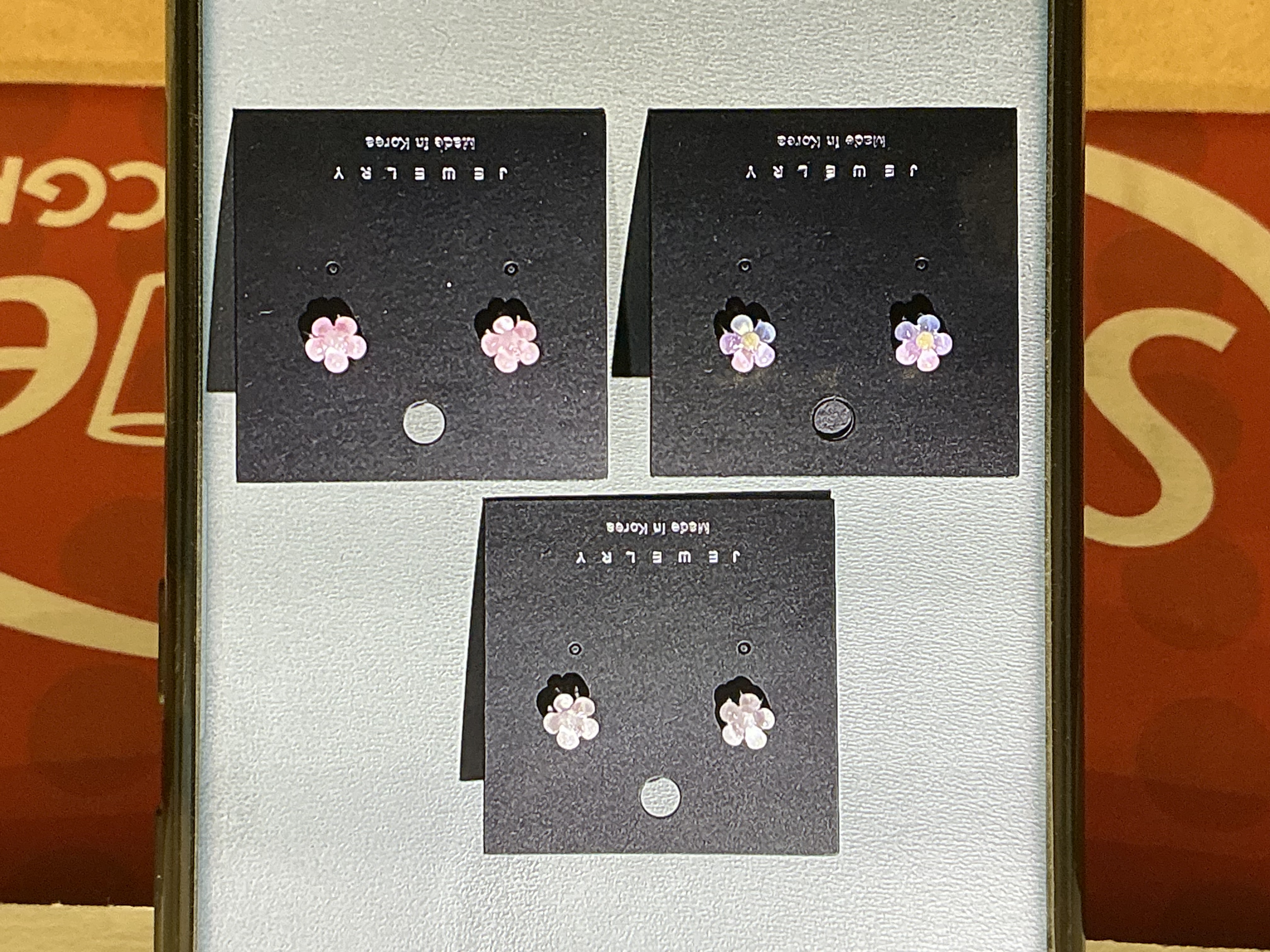 Ocr Blush Blossom Stud Earrings