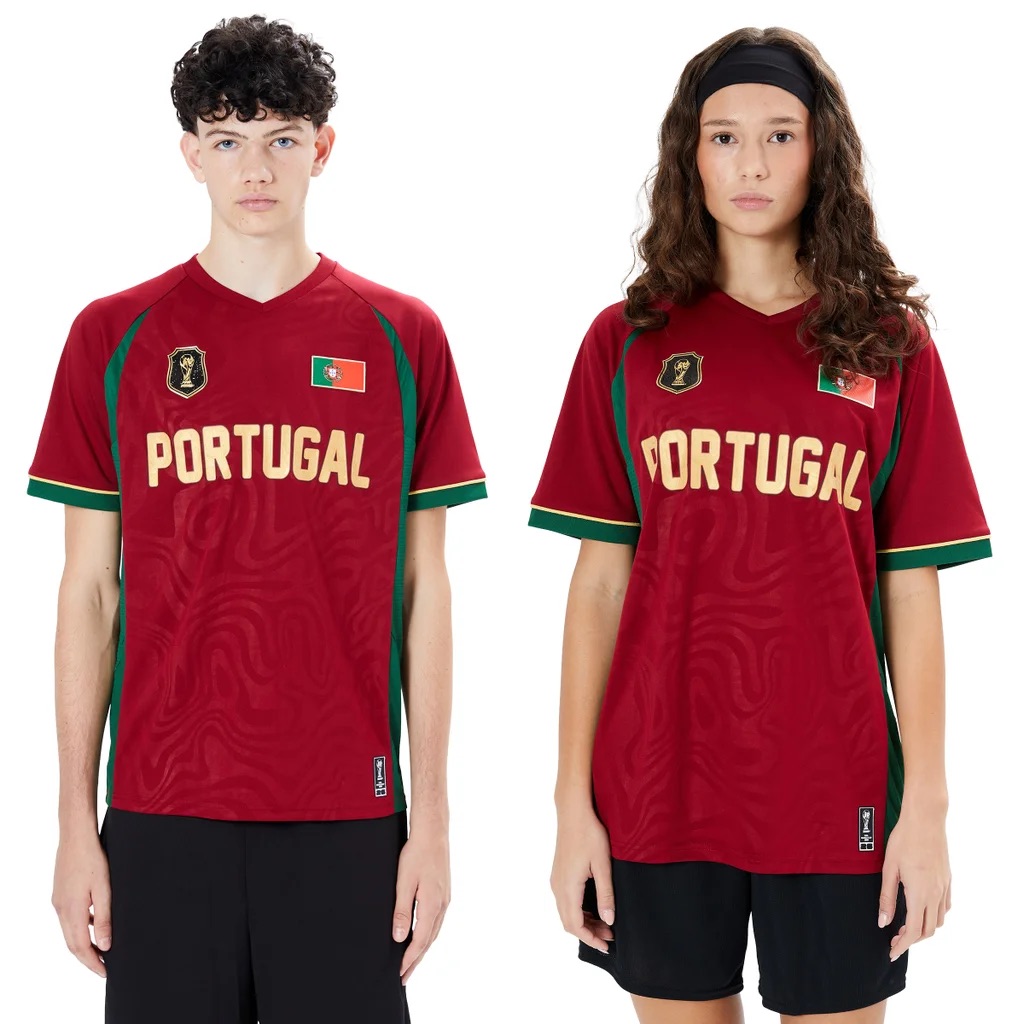 🏆 [2026世界盃限定] FIFA Unisex Adult Soccer Jersey 官方成人版足球球衣 - 巴西/阿根廷/葡萄牙/加拿大 (男女通用) 