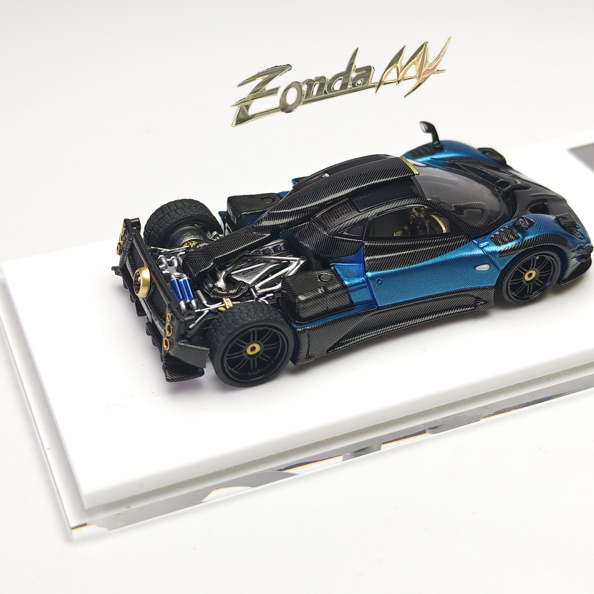 PRE-ORDER Rhino Model 1/64 Zonda 760 MY Coupe version Blue
