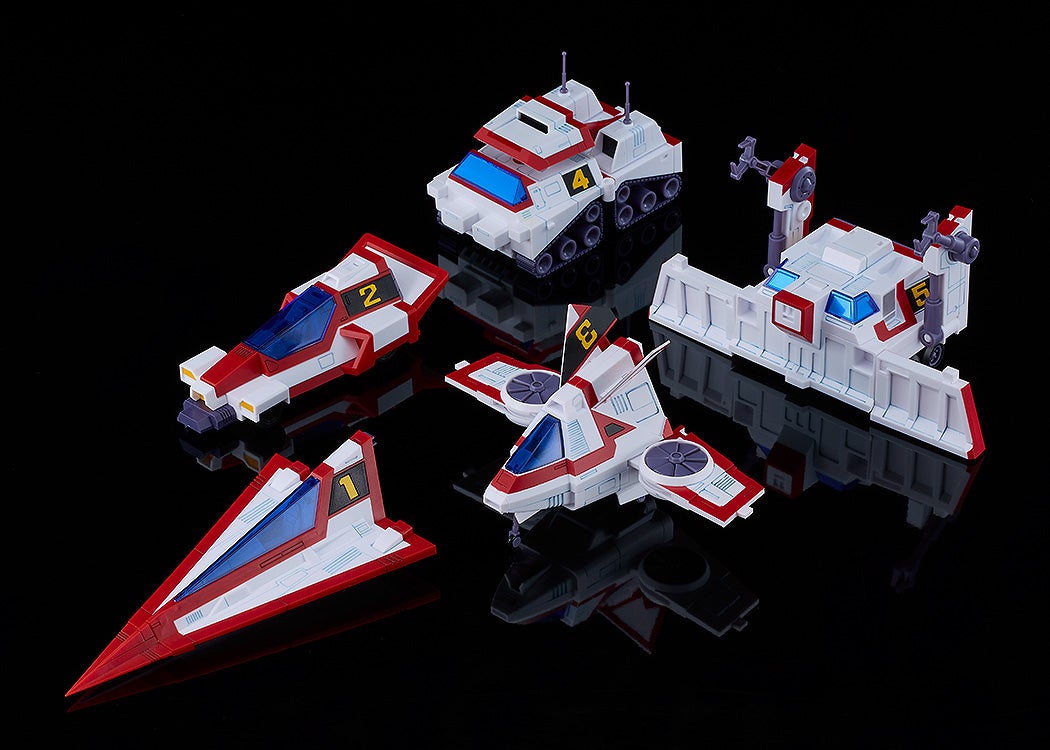 (預訂訂金 $200) (總價 $445) GSC MODEROID 神勇飛鷹俠F 科學小飛俠F 旋風斯巴達 Unite Color Ver. 模型 Gatcha Spartan (行版) 