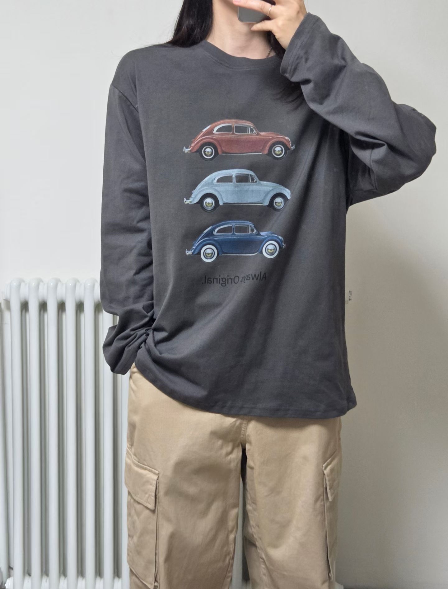 GA OY 古董車仔長tee