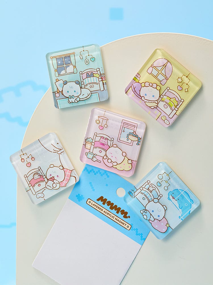 📦訂購 日本代購 Line Friends PLAVE MMMM BABY LAYERED ACRYLIC MAGNET 磁石